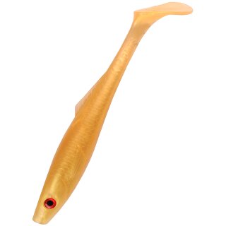 K.P Baits Pike Shad Hecht XXL Gummifisch Swimbait 9" 22,5 cm Pearl Gold