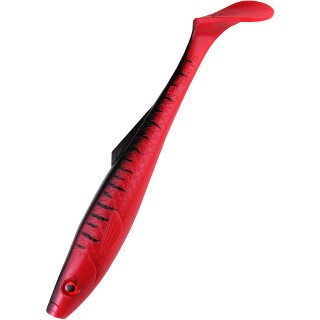K.P Pike Shad Junior 8" 20 cm Hecht Gummiköder 096 Red Perch