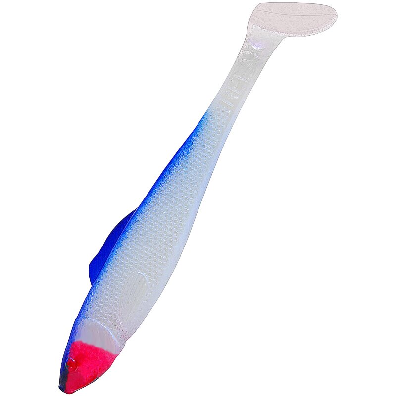 Relax Ohio Shad Gummifisch 5" 12,5 cm 5 Stück 023 blauperl / blau