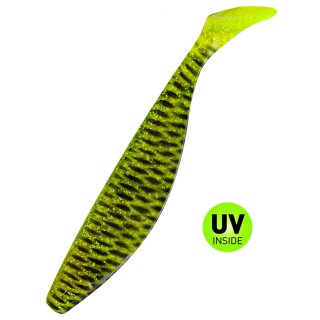 Relax Kopyto Shad 9" 23 cm Gummifisch 088 Grün Chartreuse Schwarz