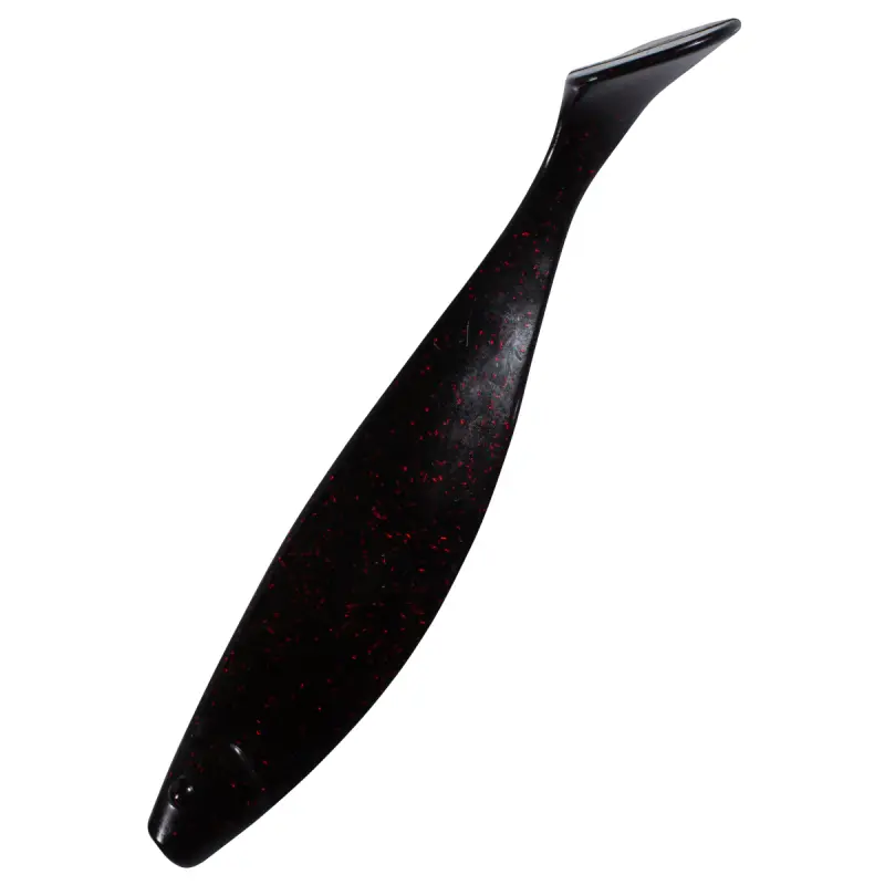 204 Schwarz Rot Glitter
