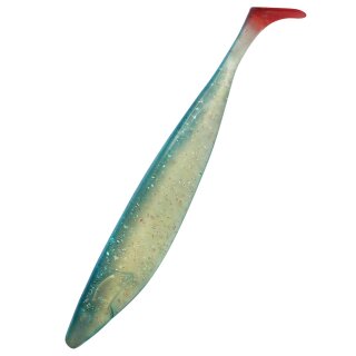 Shadxperts Megalodon 12" 30 cm Hechtköder 085 Kristall Mylar Glitter Blau