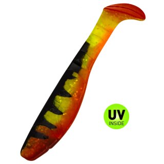 Relax Kopyto 4" Classic Zander Special 5 Stück Grün Chartreuse Orange