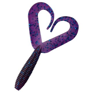 Relax DTT Doppelschwanz Twister 10 cm 10 Stück 165 Violett Glitter