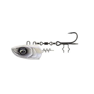 Savage Gear Monster Vertical Jigkopf 80g - Größe 1/0 - Pearl White