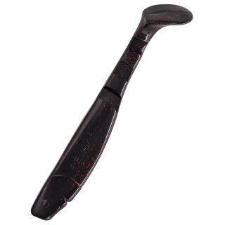 Relax Kopyto Shad 8L" 20 cm Gummifisch 2 Stück 204 Schwarz Rot Glitter