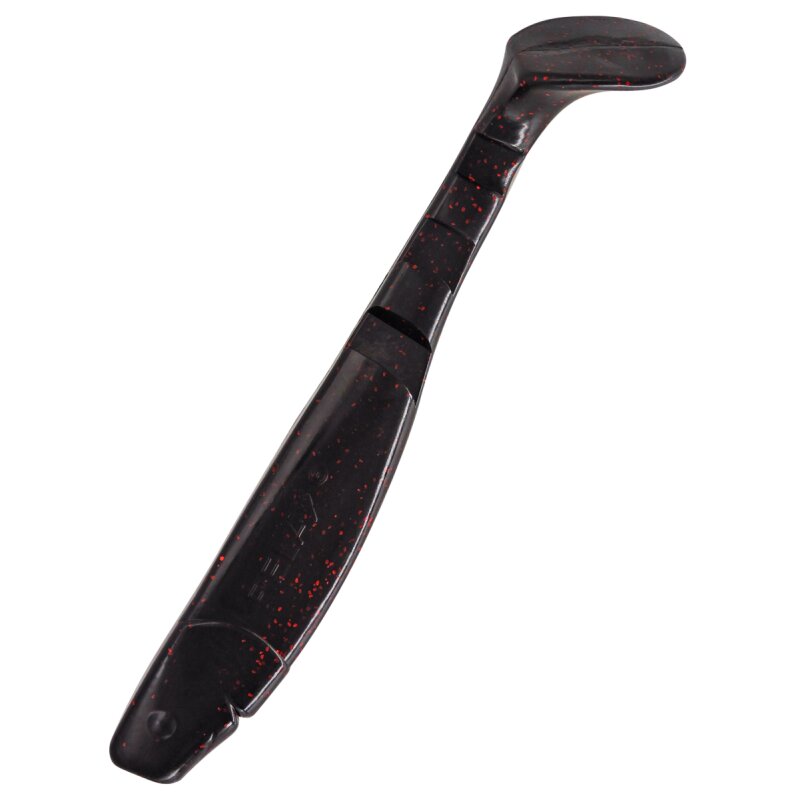 204 Schwarz Rot Glitter
