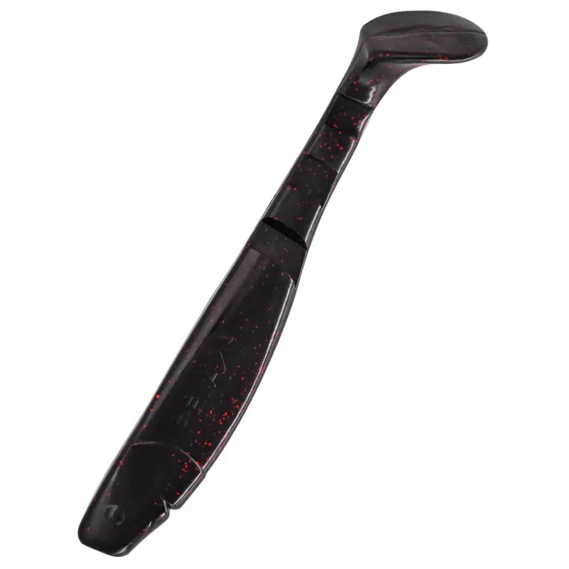 204 Schwarz Rot Glitter