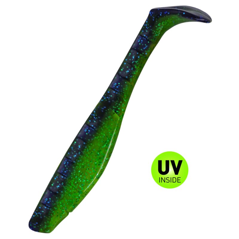 B113 Grün Glitter Blau Violett