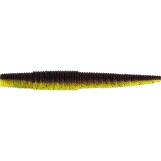Westin Ned Worm 9 cm 5 Gramm 6 Stück Black Chartreuse