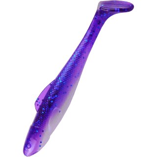 Relax Gummifische Ohio 4" 10 cm 5 Stück B312 Blaupearl Violett