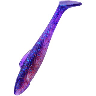 Relax Gummifische Ohio 4" 10 cm 5 Stück L320 Lila Pink