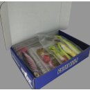 Relax Gummifische Sonderbox mit Jigköpfen und Zubehör 40- tlg