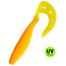 Delalande Sandra Twister 4,5" 12 cm Fluogelb Orange