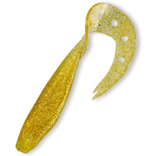 Delalande Sandra Twister 3,5 " 9 cm Klar Gold-Glitter