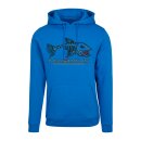 Maximus Angelhoodie Pullover Hoody mit Fisch Motiv Cobalt...