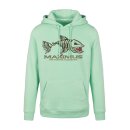 Maximus Angelhoodie Pullover Hoody mit Fisch Motiv Neo...