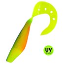 Delalande Sandra Twister 6" 15 cm Fluogelb Blau