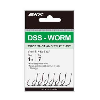 BKK DSS Worm Hook 2 - 7 Stück