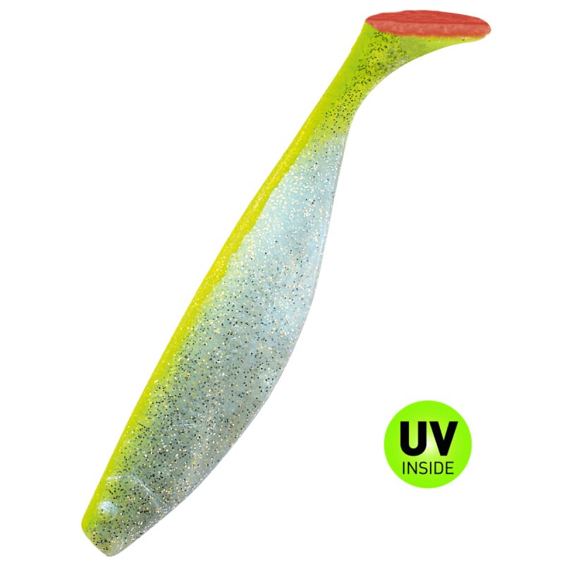 Blauperl Glitter Fluogelb