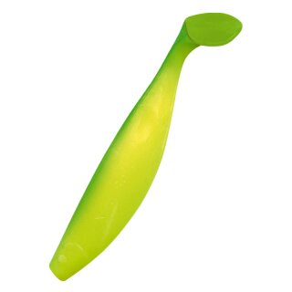 Shadxperts Xtrasoft 7" 18 cm Hecht Gummiköder 2 Stück 058 Fluogelb Grün