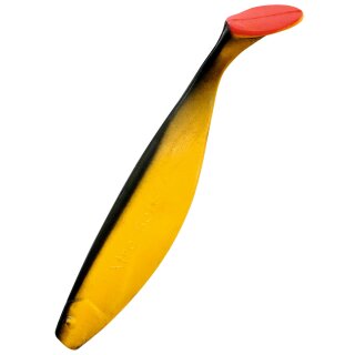 Shadxperts Xtrasoft 7" 18 cm Hecht Gummiköder 2 Stück Gelb Schwarz