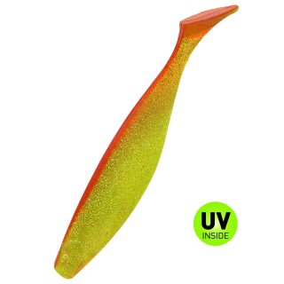 Shadxperts Xtrasoft 7" 18 cm Hecht Gummiköder 2 Stück 068 Grün Glitter Rot