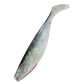 Shadxperts Xtrasoft 7" 18 cm Hecht Gummiköder 2 Stück 065 Kristall Glitter Schwarz