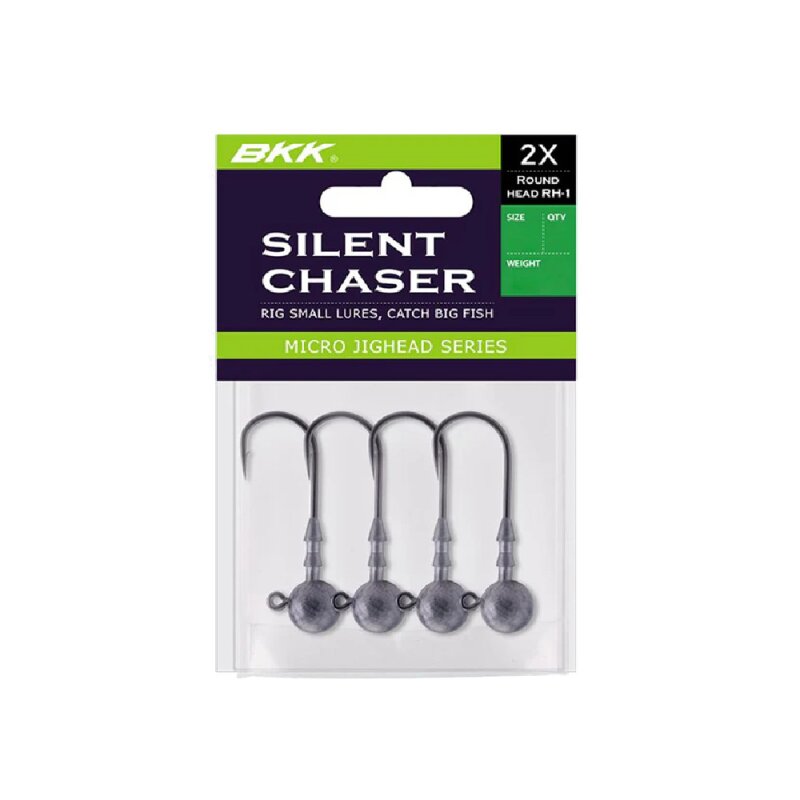 BKK Round Head Silent Chaser Micro Jighead 10g - 3/0 3 Stk.