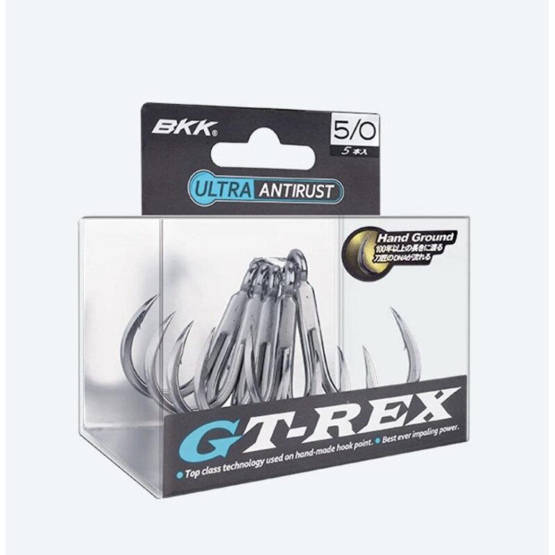 BKK GT-Rex mit Widerhaken Barbs 5/0 - 5 Stück