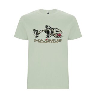 Maximus Angel T-Shirt Kinder Rundhals 11-12 Jahre - Mist Green