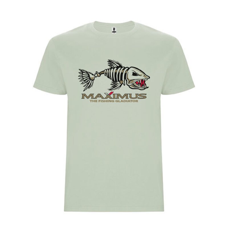 Maximus Angel T-Shirt Kinder Rundhals 11-12 Jahre - Mist Green