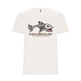 Maximus Angel T-Shirt Kinder Rundhals 11-12 Jahre - Vintage White