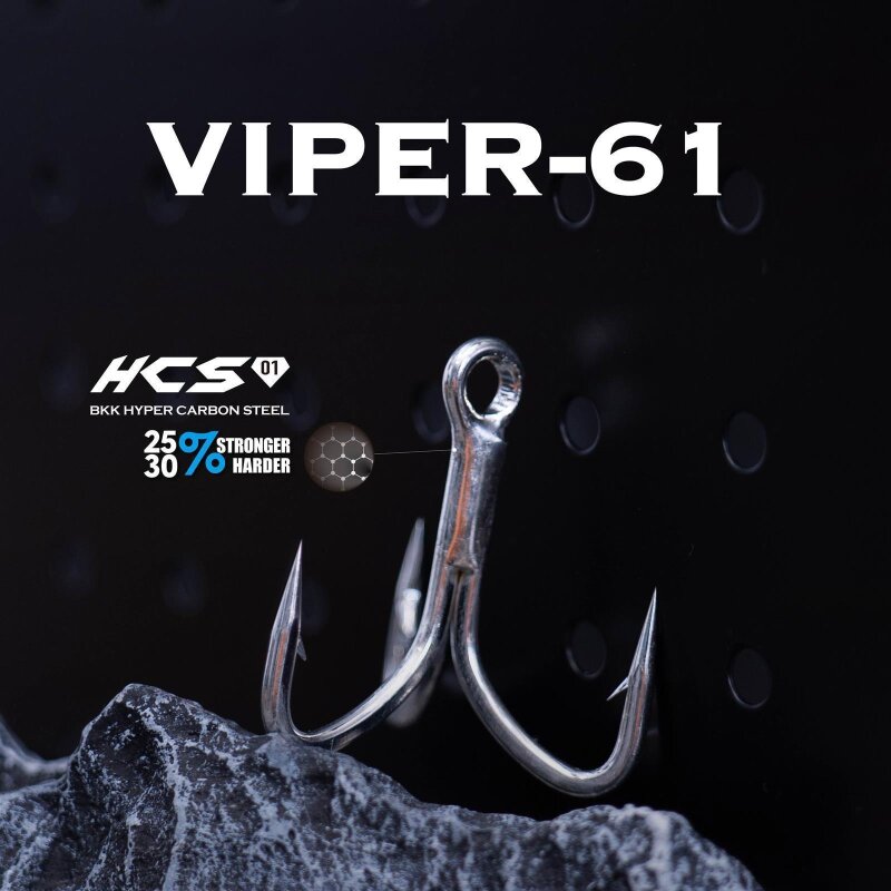 BKK Viper-61 Drillinge 7/0 - 4 Stück