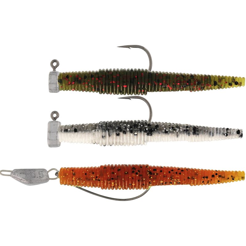 Westin Ned Worm SLIM R N R 5,5 cm Clearwater Mix 3 Stück