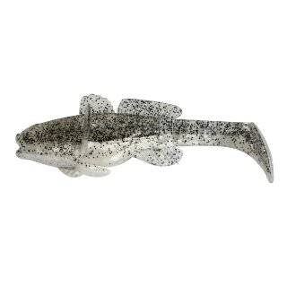 Shadxperts Bullhead 3,5" 10,5cm Schwarzmeergrundel Shad 5 Stück Perlweiss Salt N Pepper