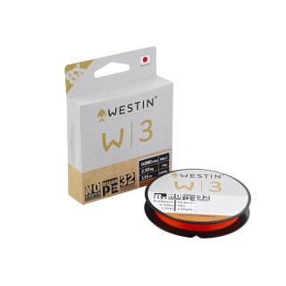 Westin W3 8-Braid Geflochtene Schnur Dutch Orange 135 m 0.10 mm