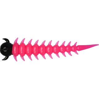 Westin Greedy Worm 5,5 cm 8 Stück Pink/Schwarz - Banane