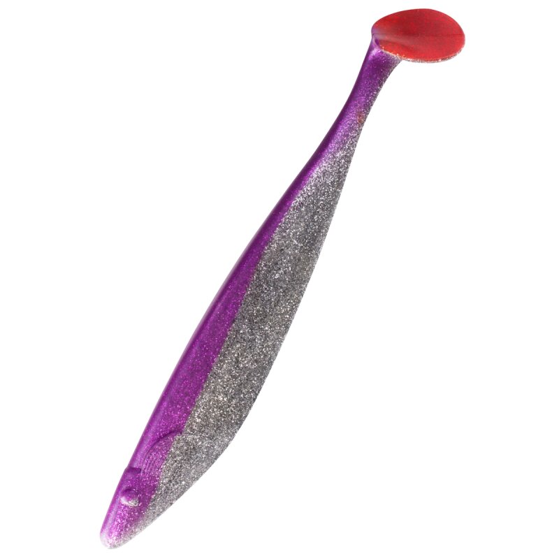 081 Klar silber-Glitter / purpur