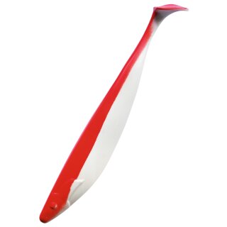 Shadxperts Megalodon 15" 40 cm Hechtköder 003 Reinweiss Rot