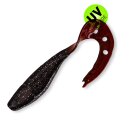 Delalande Sandra Twister 9" 23 cm Schwarz Rot Glitter