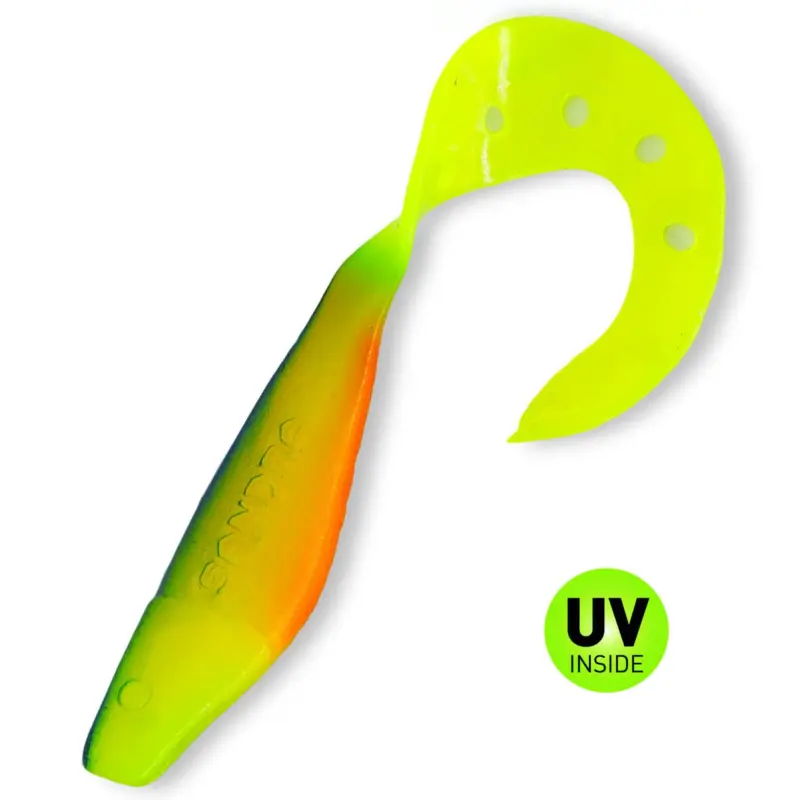 Fluogelb Blau