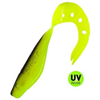 Delalande Sandra Twister 2" 5 cm Fluogelb Schwarz