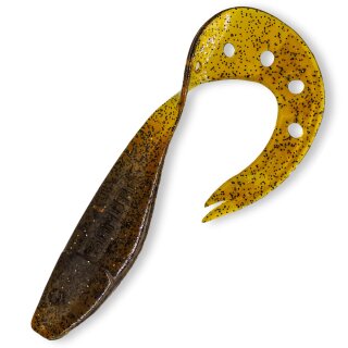 Delalande Sandra Twister 2" 5 cm Klar Bernstein Glitter