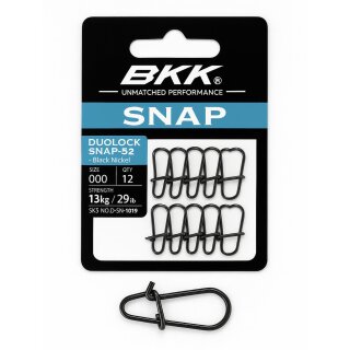 BKK Duolock SNAP-52 Black Nickel 3 - 10 Stück
