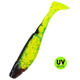 Relax Kopyto 4L 10 cm Gummifische 10 Stück 067 Schwarz Grün