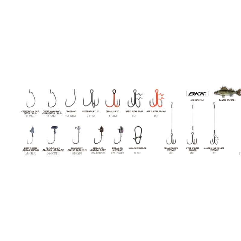 BKK Armorpoint OCD KIT EU Predator Zander + Perch Set