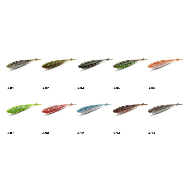 Nays SPLT 35 Gummiköder 8,9 cm 9 Stück