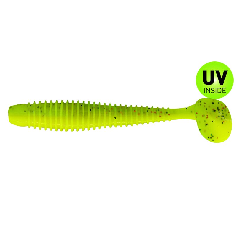 B002 fluogelb / grün-Glitter