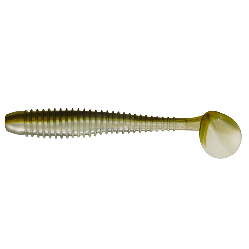 B585 perlweiss / green pumpkin